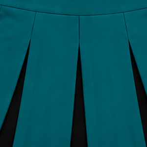 Falda plisada color verde azulado oscuro para porristas, para mujeres y niñas, para equipos deportivos, presentaciones de baile, entrenamiento, competición, ropa deportiva - Product Image 4