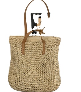 Bolso Tote Tejido de Alta Calidad, Bolso de Paja Vintage, Bolso de Playa de Macramé, Directo del Proveedor Indio - Product Image 1