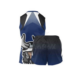 Servicio OEM, Uniforme Personalizado 7V7, Poliéster Transpirable, Color Vibrante, Impresión Digital Sin Decoloración, Ropa para Partidos de Equipo - Product Image 2