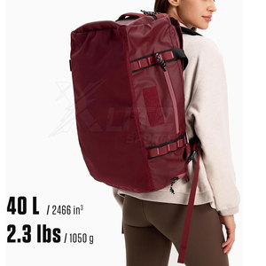 Lightweight High Quality Durable Polyester Zipper Large Capacity Convertible Backpack Duffel Sports Bag Great for Sports - Product Image 2