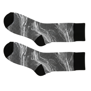 Chaussettes de course et de yoga en coton personnalisées pour l'automne, professionnelles, à séchage rapide, montantes jusqu'au genou, respirantes, avec doublure en coton pour le sport, vente en gros - Product Image 3