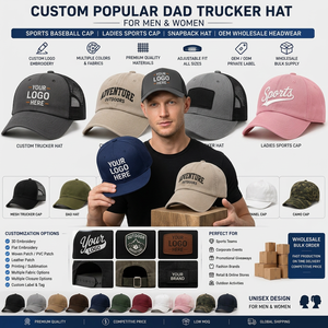 Gorra de Camionero Personalizada para Papá, Unisex, Ajustable, de Mezclilla, con Logotipo Bordado en 3D, Informal, para Deportes al Aire Libre, Transpirable e Impermeable - Product Image 6