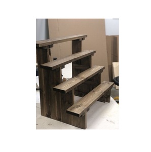Elegante Soporte de Madera Hecho a Mano para Cupcakes, Exhibidor Rústico de Postres para Eventos de Panadería, Bodas y Mesas de Fiesta - Product Image 6