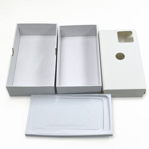 Factory Wholesale High Quality Blank White Cardboard <b>Box</b>, Luxury Mobile Phone Packaging <b>Box</b> for Retail Sale - Product Image 1