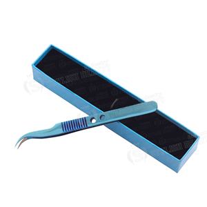 Customizable Lightweight Stainless Steel Eyelash <b>Tweezers</b> Cardboard Packaging Designed for Optimal Functionality - Product Image 1