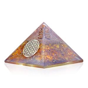 Nueva Pirámide de Orgón de Citrino, Manifesta Abundancia y Energía Positiva, Pirámides de Orgón con Piedras Preciosas de Citrino, Decoración para el Hogar y Regalo - Product Image 2