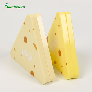 Paleta de Sombras Magnética de 3 Colores de Alta Calidad con Logotipo Serigrafiado, Estuche Vacío Moldeado por Inyección Brillante, Ranura para Brocha, OEM - Product Image 5