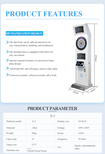 Custom Coin Operated Electronic <b>Dart</b> Machine Metal Arcade <b>Darts</b> <b>Board</b> Game Machine for Indoor Game Room - Product Image 3