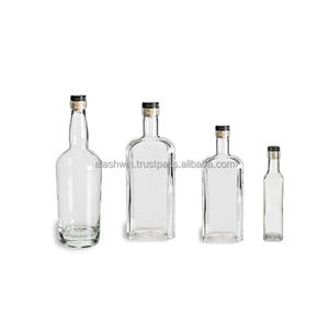 Bouteilles d'huile essentielle en verre 1000ml personnalisées de haute qualité pour l'emballage d'huile pour les exportateurs indiens - Product Image 1