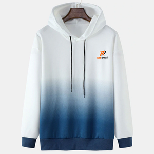 Sweat à capuche personnalisé en coton épais de luxe, style hip-hop, coupe ample, épaules tombantes, pour homme - Product Image 1