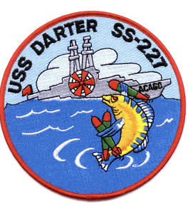 USS Darter SS-221 แพทช์ปักลายวงกลมแบบเย็บติด แพทช์ผ้าสักหลาดแบบไม่ทอ ของขวัญ - Product Image 1