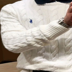 Camisa de Invierno para Hombre, Antiarrugas, con Logotipo L Bordado, Diseño de Parches, Material de Lana/Cachemira, Antiencogimiento - Product Image 5