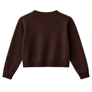 Cárdigan de Lujo de Seda Merino para Mujer, Suéter de Punto Fino con Botones, Tacto Suave, Elegante, Esencial para el Uso Diario - Product Image 2