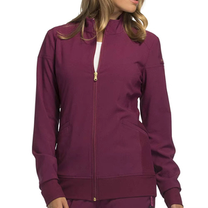 Veste de travail médicale légère et respirante en tissu polaire pour femme, personnalisable, écologique, idéale pour les infirmières et l'hôpital – Nouvelle collection à succès - Product Image 2