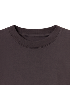 เสื้อยืดผู้ชายทรงโอเวอร์ไซส์ แขนสั้น ผ้าเจอร์ซีย์คอตตอน 100% ระบายอากาศได้ดี พิมพ์ลายซิลค์สกรีน ดีไซน์เรียบๆ  รับสกรีนโลโก้ด้านหน้า - Product Image 3