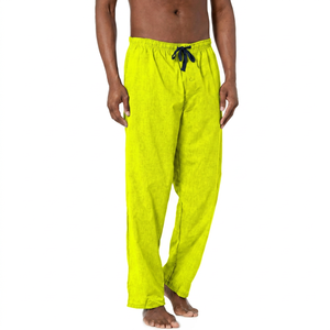 Men's <b>Light</b> Blue Corduroy Mid Waist Fleece Sleep Pants Elastic Drawstring Casual Winter Breathable Quick Dry <b>Trousers</b> - Product Image 6