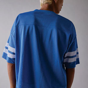 Camiseta de fútbol americano estilo Y2K personalizada para hombre, transpirable, de malla de poliéster, manga corta, ropa de equipo, servicio OEM, venta al por mayor, EE. UU. - Product Image 5