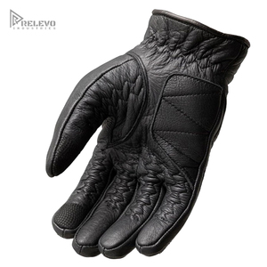 Guantes de Motocicleta de Diseño Personalizado con Detalles en ZigZag y Cuero Premium, Cuero Suave y Agarre Mejorado - Product Image 2