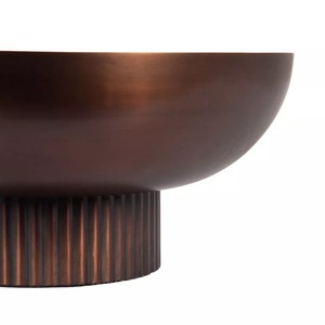 Bandeja de Servir de Metal, Plato Decorativo de Aluminio Pulido para Frutas, Ideal para Decoración de Mesa en Bodas y Fiestas - Product Image 2