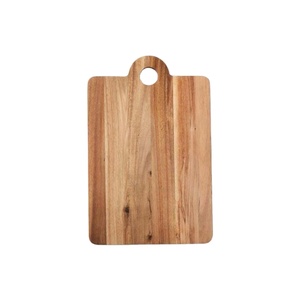 Tabla de cortar y cortar de madera con acabado natural OEM ODM plato de servir queso pizza personalizado tabla de madera decorativa - Product Image 1