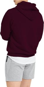 Sweat-shirts à capuche surdimensionnés avec logo personnalisé, épaules tombantes, 100% coton, respirants pour hommes, en vente - Product Image 3