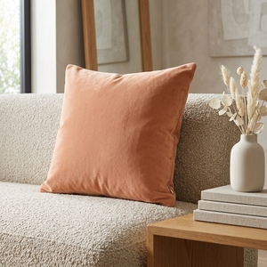 Plain Pillow <b>Orange</b> Square <b>Throw</b> Pillow Cushion Cover Soft Lightweight Woven Fabric Scarves & Shawls Decor - Product Image 3
