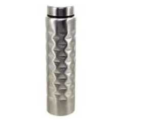 Wholesale Textured Stainless Steel Water Bottle Single Wall Metal Sports Flask Leakproof Drinkware Hydration <b>Jug</b> - Product Image 1