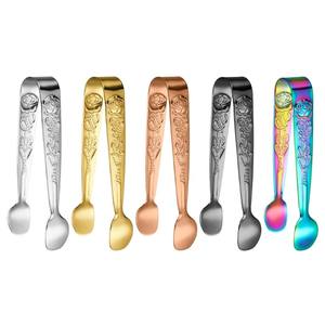 Pinzas para Cubitos de Hielo y Azúcar de Acero Inoxidable de Calidad Superior con Acabado Esmaltado para Whisky, Cócteles y Bar - Product Image 1