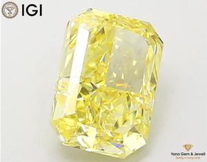 เพชร CVD ขนาด 2.50 กะรัต ความสะอาดระดับ VS1 สีเหลืองสดใสทรงรัศมี พร้อมใบรับรอง IGI สำหรับแหวนแฟนซีสุดพิเศษ - Product Image 5