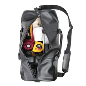 2026 Arrival Custom Wholesale Genuine Leather Zipper Waterproof Portable Travel Sport Unisex <b>Duffel</b> <b>Bag</b> - Product Image 5