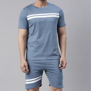 2026 Summer 2 Piece Short <b>Set</b> Best Selling Custom Logo Men's <b>Sets</b> Shirt Shorts <b>Set</b> Short Sleeves Beach Two Pieces Short <b>Set</b> - Product Image 4
