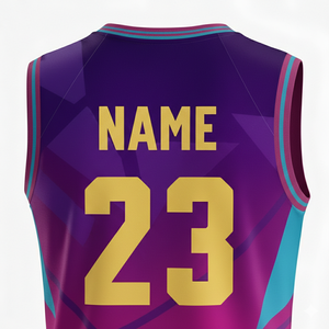 Ensemble de maillots de basketball imprimés sur mesure 2026 pour hommes adultes, coupe régulière, sans manches, respirant, kit uniforme de sport |   OEM ODM Vente en gros - Product Image 4