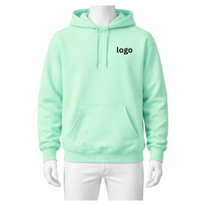 Servicio OEM al por Mayor, Sudadera con Capucha de Invierno 100% Algodón, 340 GSM, Tejido de Punto, Unisex, con Cordón Ajustable, Corte Regular, Impresión de Logotipo Personalizado, Teñido Liso - Product Image 4
