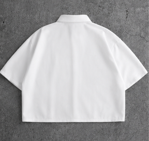 เสื้อเชิ้ตแขนสั้นผู้ชายแบบลำลอง ปกคอพับ เสื้อเชิ้ตฤดูร้อน - Product Image 6