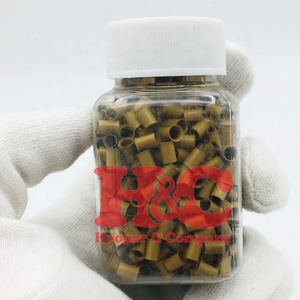 Nouvelles Perles Tubulaires Colorées pour Extensions de Cheveux, Kit de Perles Nano, Pinces à Kératine, Boîte de 100 Perles, Utilisation en Salon de Coiffure - Product Image 3