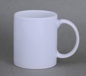 Ceramic <b>Mug</b> A++ Grade White <b>Plain</b> Sublimation <b>Mug</b> 330ml Reusable Portable Dishwasher Safe Home Use - Product Image 1