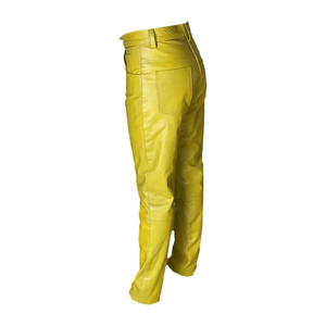 Pantalones de Cuero Casuales Ligeros para Hombre, Fabricados en Fábrica, Venta Caliente, Alta Calidad, Venta al Por Mayor, MOQ Bajo - Product Image 5