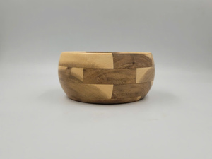 BEST SELLER Bol en bois au design classique, écologique, personnalisé, bol à salade en bois naturel, résistant au lave-vaisselle, durable pour les fournisseurs à l'exportation - Product Image 1