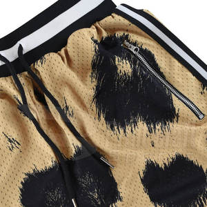 Custom Logo Basketball Shorts with Double-<b>Layer</b> Thick Mesh Fabric Cotton Style Cargo Solid Pattern Sublimation Printed Mesh - Product Image 6