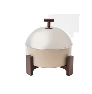 Cazuela de Diseño Europeo de alta calidad, mesa más vendida, calentador de alimentos decorativo de lujo, última colección de olla caliente de Metal - Product Image 1