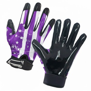 Nouveauté : Gants de football américain OEM en gros, vêtements de sport, séchage rapide, usage professionnel, toutes conditions météorologiques, antidérapants, respirants - Product Image 5