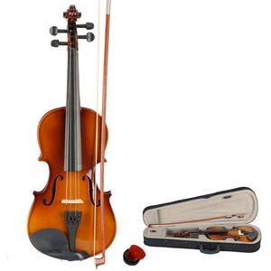 New 3/4 Acoustic Violin Case with Natural Bow Rosin - Product Image 1