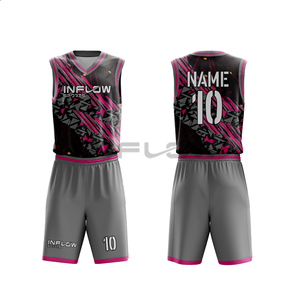 Camiseta de Baloncesto Sublimada con Diseño Personalizado, Talla Grande, Transpirable, de Secado Rápido, Ropa Deportiva Personalizada - Product Image 1