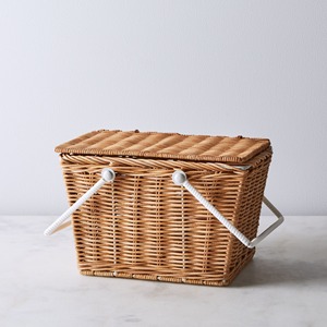Cheap Price Rattan Picnic Basket New Style Rattan Camping <b>Hamper</b> Baskets Wholesale OEM Accepted - Product Image 5