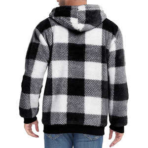 Sherpa Hoodies Men Premium <b>Thick</b> <b>Fleece</b> Eco-friendly Digital Printing Loose Fit Winter Casual Wear - Product Image 2