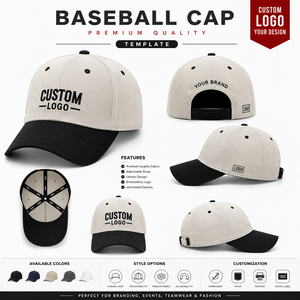 Custom Logo <b>Baseball</b> <b>Cap</b> Unisex 6-Panel Adjustable Fit Digital Printing Mesh Fabric 100% Cotton Sporty Casual Metal Buckle - Product Image 1