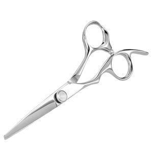 7.5inch Straight <b>Left</b> <b>handed</b> <b>Scissors</b> JAPAN 440C Steel Sharp Hardness Stainless Steel Handle Barber Shears Hair - Product Image 3