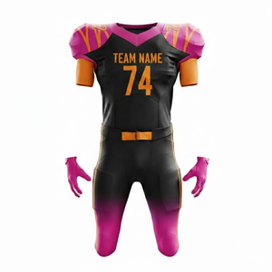 Uniforme de football américain 2026 avec logo personnalisé |   Maillot de football à manches courtes pour hommes |   Service OEM de couleur personnalisée en gros - Product Image 1