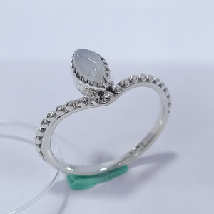 Anillos de Plata de Ley 925 con Labradorita y Piedra Lunar, Diseño Antiguo, Precio al por Mayor, Joyería de Plata - Product Image 2