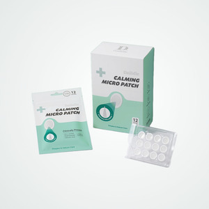 แผ่นมาส์กหน้า Dailydeul Calming Micro Patch 4 มก. x 12 แผ่น 10 ชิ้น 1 กล่อง แผ่นมาส์กหน้าแบบซอง สีชมพู - Product Image 1
